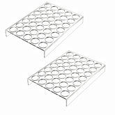 IEEK 2-pack clear acrylic coffee pod holder on countertop for organized KCup pods.