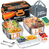 ifenrol electric lunch box front view showing compact office-ready design