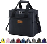 iknoe large cooler bag collapsible for meals on the go, ample space.