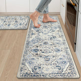 Ileading anti fatigue kitchen rug 2pc set for comfortable standing in the kitchen