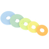 Geesta rolling pin guide rings in multicolored set for even dough thickness