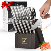 imarku G14 knife set with block for organized storage and safe access
