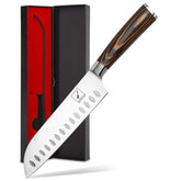 imarku Santoku knife 7-inch blade for precise chopping and versatile kitchen prep