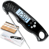 ImSaferell digital meat thermometer display clearly showing temperature for precise cooking