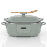 INDY VAC 4 Quart slow cooker control panel with presets for easy meal planning.