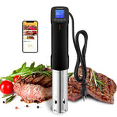 Inkbird ISV-100W WiFi sous vide cooker with app control for remote precision cooking.