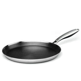 Innerwell 11-inch crepe pan with honeycomb coating for smooth release.