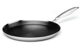 Innerwell crepe pan with honeycomb coating for effortless release and minimal oil
