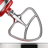 InnoMoon stainless flat beater for KitchenAid, durable surface for smooth mixing.