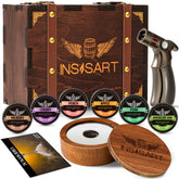 INSISART whiskey smoker kit torch highlights precise flame control for quick smoky infusions.