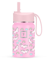 IRON °FLASK kids bottle with straw lid for easy, mess-free hydration.