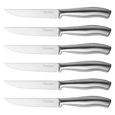 ishtao steak knife set on dining table for precise slicing