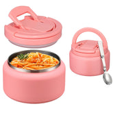 Itslife Kids Thermo Pink with buckle lid keeps meals secure for school.