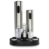 Ivation electric wine opener with see-through window for easy cork removal.