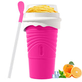 Jairuty 500ml slushie cup exterior with lid for travel-friendly cold drinks.