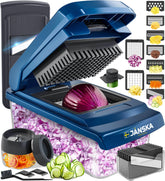 JANSKA UltraChop 12-in-1 multi-function kitchen tool ready for versatile chopping and slicing