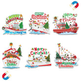 JAPBOR Santa Claus magnet on fridge for festive decor and joy