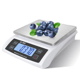 JAQAZNVB large digital kitchen scale with pan offers precise weighing up to 30 kg