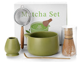 Jardin Tesoro 20oz matcha bowl with spout for smooth pours.
