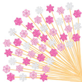 JarThenaAMCS winter snowflake picks for elegant holiday appetizers
