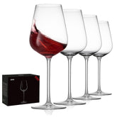 JBHO hand-blown crystal Bordeaux glass for refined red wine experiences