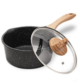 JEETEE 1.5 QT sauce pan front view, ideal for small-batch meals