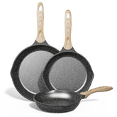 JEETEE granite nonstick 8-inch pan for easy release and quick heating