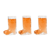 JEM GLASS cowboy boot shot glass 1oz adds playful flair to any toast.