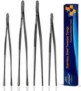 JETKONG 4Pcs set with 12in tweezers for precise plating and safety