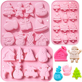 JHYlilia Christmas mold gingerbread man pack for quick, festive treats with easy release.