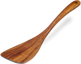 Jilla-hla acacia spatula with a 12-inch long handle for easy flipping.
