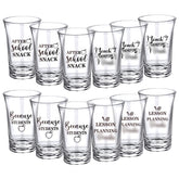 Jinei teacher shot glass style A with a sturdy base for stable use
