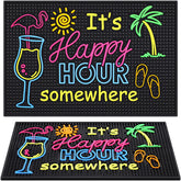 Jingmore rubber bar mat non-slip keeps glasses steady during busy service