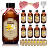 JINSILU 2 oz amber glass bottle set with leak-proof cap protects flavors.