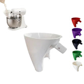 JITUIHOM flour funnel shown fitting a stand mixer bowl for steady pouring