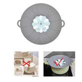 JiuKoSpaces Spill Stopper Lid Cover fits 10.24-inch pots and prevents boil-overs