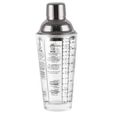 JNWINOG cocktail shaker with matte black finish for durable home bar use.