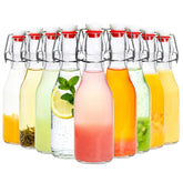 JOBVERT Swing Top Bottle 8.5oz with airtight closure keeps beverages fresh.