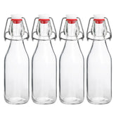 JobVERT swing top bottle 8.5oz with pour spout for easy serving and resealing.