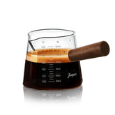 Joeyan 6 oz glass measuring cup with double spouts for precise pouring and clean transfer