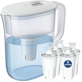 JOEY'Z 10-Cup Pitcher white for crisp filtered water at home