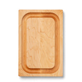John Boos Chop-N-Slice maple cutting board top view ready for prep.