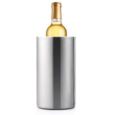 Jolitac wine chiller bucket with insulated double-wall maintains cool temperature.