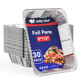 JOLLY CHEF 9x13 pan top view showing even heat distribution for roasting and easy serving.