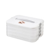Jonvin 4-layer food storage container with lids, compact and stackable for small kitchens.