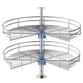 JOWBOOW 28-inch corner Lazy Susan turntable maximizes cabinet space