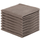 Joybest cotton kitchen dish cloths 8-pack, ultra-soft and gentle on delicate cookware.