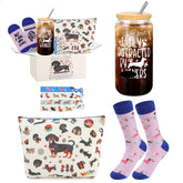 JoycuFF dachshund glass cup perfect for daily beverages and dog mom moments