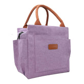 Joymee lunch bag large capacity highlights the roomy main compartment for meals.