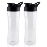 Joyparts two-pack to-go cups compatible with Oster My Blend blenders for easy refills.